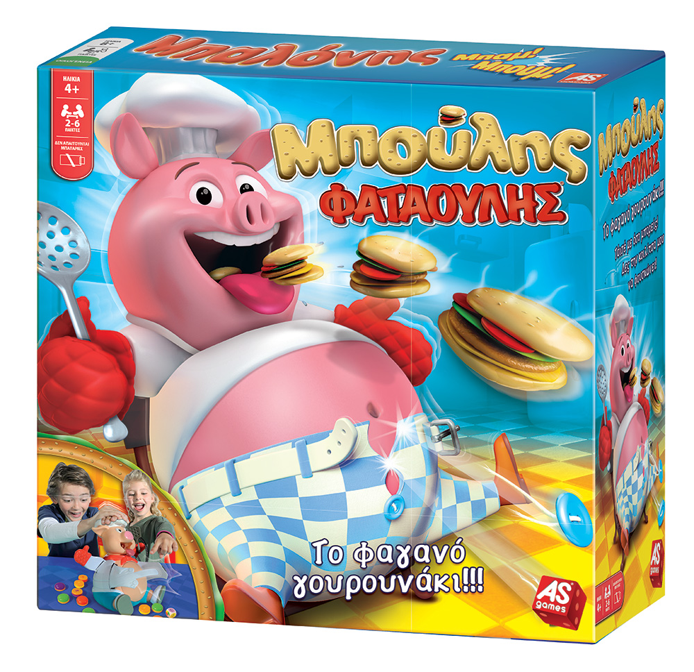 AS GAMES BOARD GAME POP THE PIG FOR AGES 4+ AND 2-6 PLAYERS